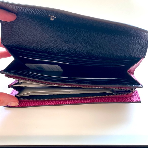 NWT Coach Metallic Colorblock Slim Envelope Wallet - Picture 7 of 7